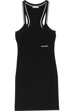Patrizia Pepe Vestido con logo en jacquard