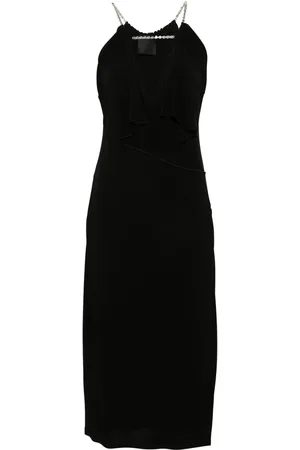 Givenchy Vestido midi con cuello halter