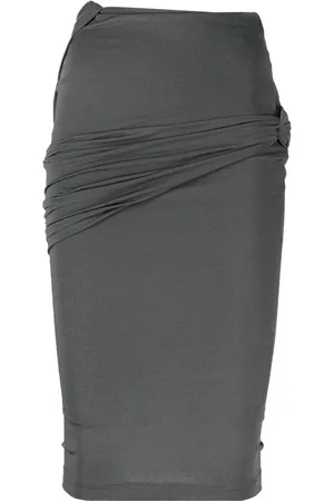 Givenchy Falda con detalle fruncido
