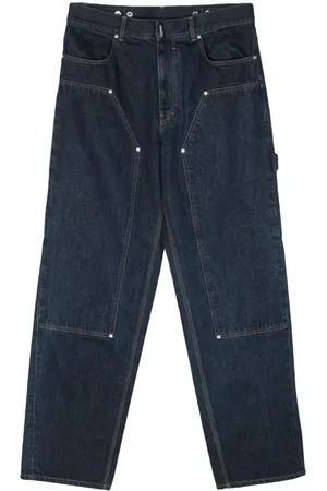 Givenchy Jeans anchos con múltiples bolsillos