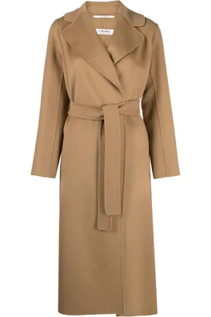 Max Mara Gabardina midi con cinturón