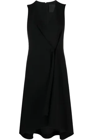 Givenchy Vestido con pliegues y botones