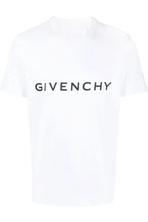 Givenchy Playera manga corta con logo estampado