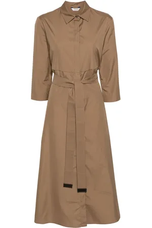 Max Mara Vestido camisero acampanado