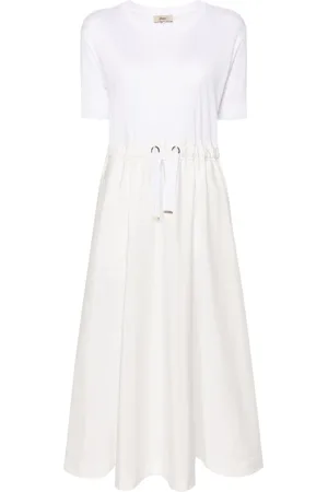 HERNO Vestido estilo playera con paneles