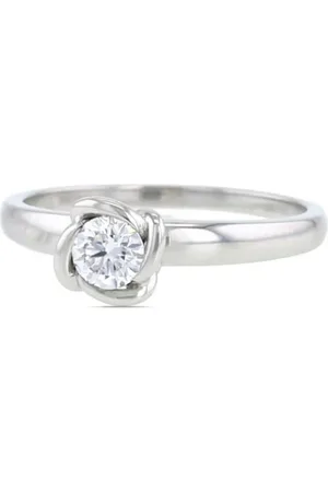 Fred Anillo solitario Fleur Céleste en platino con diamante 2010