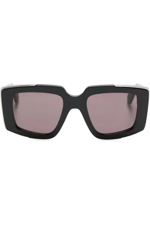 Alexander McQueen Lentes de sol con armazón cuadrada