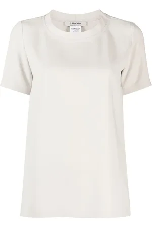 Max Mara Playera manga corta con cuello redondo