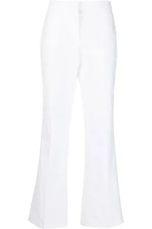 Giambattista Valli Pantalones anchos bordados