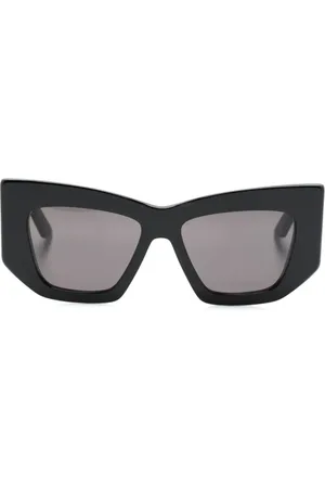 Alexander McQueen Lentes de sol con armazón estilo mariposa