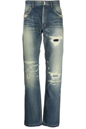 Givenchy Jeans rectos con efecto envejecido