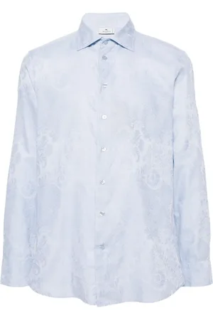 Etro Camisa con motivo de cachemira en jacquard