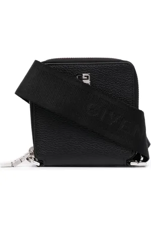 Givenchy Mochila tipo mensajero con placa del logo