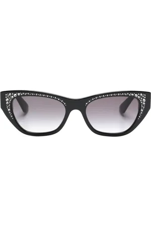 Alexander McQueen Lentes de sol con armazón cat eye
