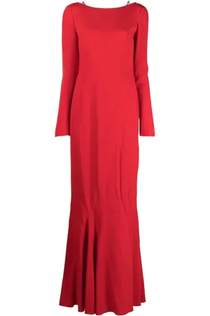 Givenchy Vestido largo con detalle de cadena