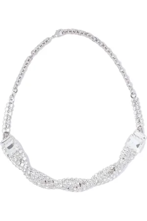 Alessandra Rich Collar con detalles de cristal