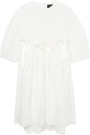 Simone Rocha Vestido midi con detalle de moño