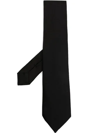 Givenchy Corbata de seda con logo bordado