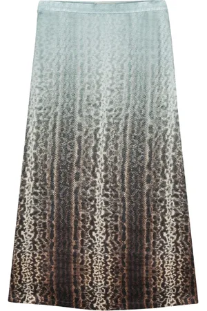 Fendi Falda lápiz de seda FF