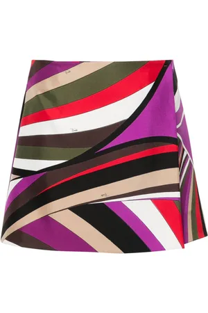 Puccini Falda corta con estampado Iride