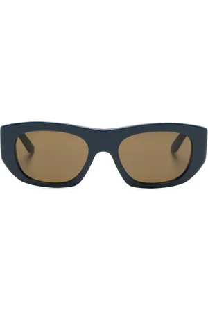Alexander McQueen Lentes de sol con armazón geométrica