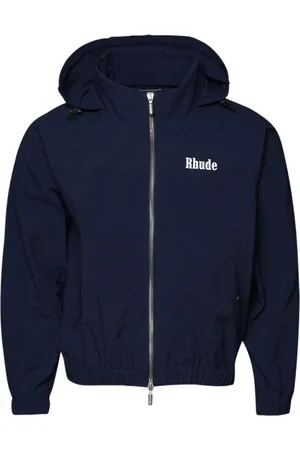 Rhude Chamarra deportiva con capucha y logo estampado