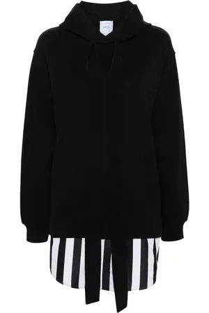 Patou Vestido estilo hoodie en trompe l
