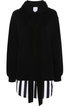 Patou Vestido estilo hoodie en trompe l