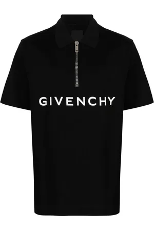 Givenchy Playera tipo polo manga corta con logo estampado