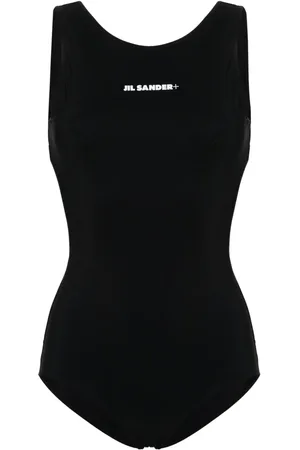 Jil Sander Traje de baño con logo estampado