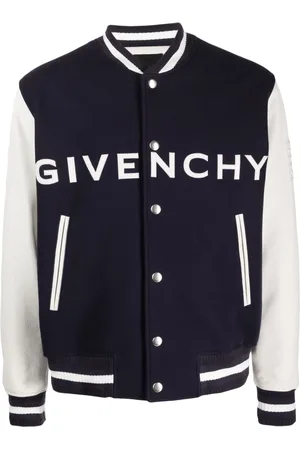 Givenchy Chamarra universitaria con logo bordado y botones