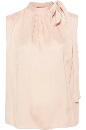 Givenchy Blusa de seda con cuello falso