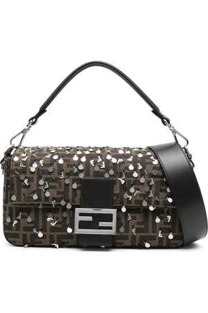 Fendi Tote bordada con lentejuelas