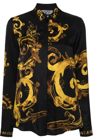 VERSACE Camisa con estampado Watercolour Couture
