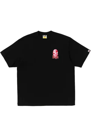 A Bathing Ape Playera con logo estampado