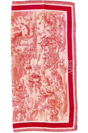 ARIES Mascada de seda Toile De Jouy