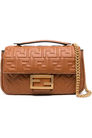 Fendi Bolsa de hombro Baguette Chain mediana