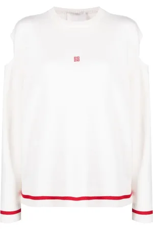 Givenchy Suéter con logo en intarsia