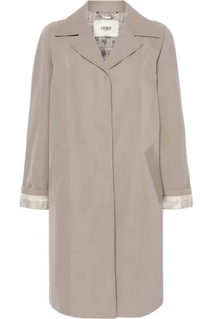 Fendi Gabardina con motivo FF