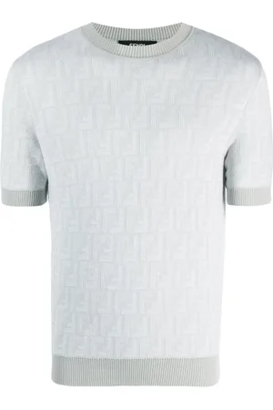 Fendi Playera tejida en intarsia Shadow