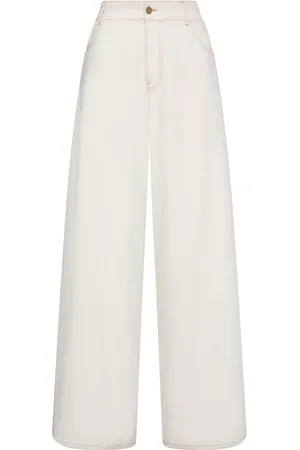 Serafini Jeans anchos con tiro medio