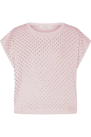 Serafini Playera con detalles de strass