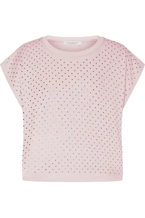 Serafini Playera con detalles de strass