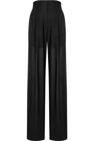 Serafini Pantalones anchos con diseño semitransparente