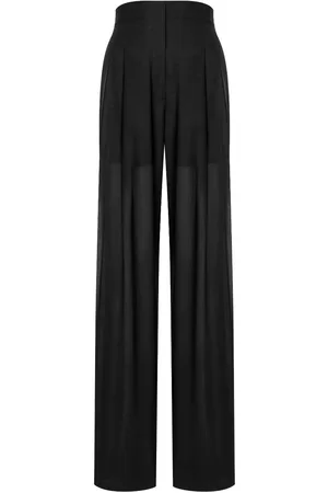 Serafini Pantalones anchos con diseño semitransparente