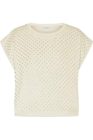 Serafini Playera con detalles de strass