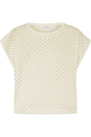 Serafini Playera con detalles de strass