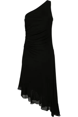 Twin-Set Vestido con detalle drapeado