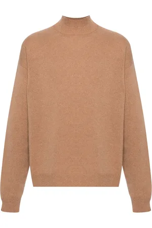 Balenciaga Suéter tejido de canalé con cuello falso