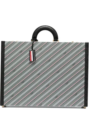 Thom Browne Maletín con logo estampado
